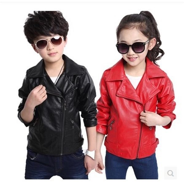 children clothes spring autumn winter boys outwear fashion children pu leather kids girls coats jackets
children clothes spring autumn winter boys outwear fashion children pu leather kids girls coats jackets