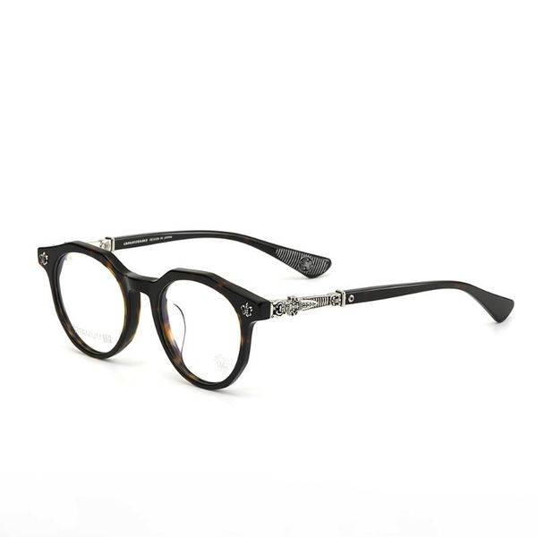 fashion sunglasses frames chrome style retro vintage polygon round acetate glass frame men custom optical myopia color lens, Black
fashion sunglasses frames chrome style retro vintage polygon round acetate glass frame men custom optical myopia color lens, Black