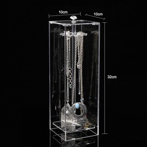 storage boxes & bins 12 slots necklace holder acrylic jewellrey display rack box bracelet organizer dust-proof jewelry standing shelf case
storage boxes & bins 12 slots necklace holder acrylic jewellrey display rack box bracelet organizer dust-proof jewelry standing shelf case