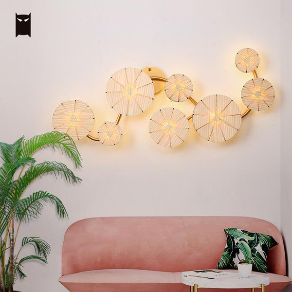 wall lamp wood/fabric gold iron lotus leaf fixture contemporary art deco led sconce lighting designer foyer living room bedroom
wall lamp wood/fabric gold iron lotus leaf fixture contemporary art deco led sconce lighting designer foyer living room bedroom