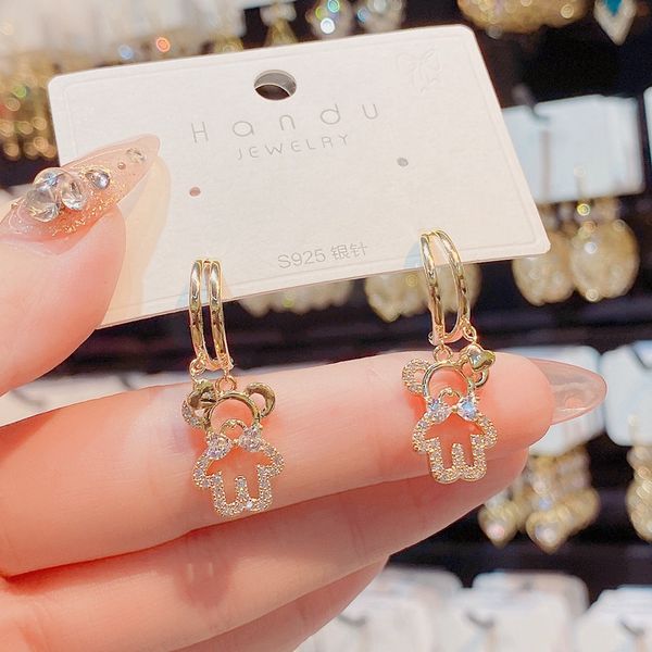 dangle earrings korea east gate micro inlaid hollowed out bear women s 925 silver needle temperament fashion minority design
dangle earrings korea east gate micro inlaid hollowed out bear women s 925 silver needle temperament fashion minority design