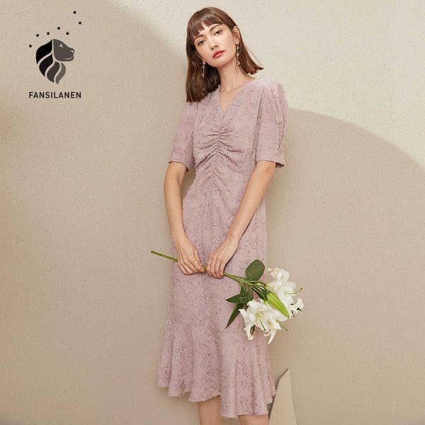 fansilanen elegant pink long chiffon bodycon dress women short sleeve draped floral summer female v neck party 210607, Black;gray
fansilanen elegant pink long chiffon bodycon dress women short sleeve draped floral summer female v neck party 210607, Black;gray