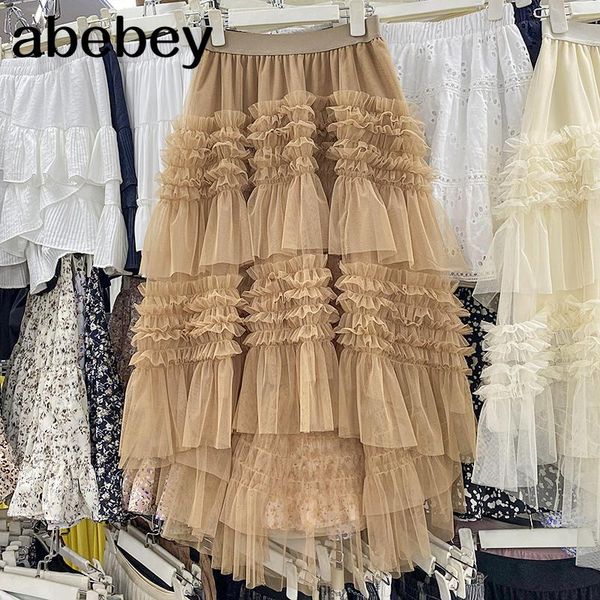 skirts 2021 summer irregular mesh pleated mid-long women high waist multi-layer edible tree edge a-line, Black
skirts 2021 summer irregular mesh pleated mid-long women high waist multi-layer edible tree edge a-line, Black