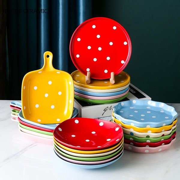 dishes & plates 1pc creativity ceramic western dinner dish salad cake plate crockery restaurant dinnerware home kitchen tableware
dishes & plates 1pc creativity ceramic western dinner dish salad cake plate crockery restaurant dinnerware home kitchen tableware
