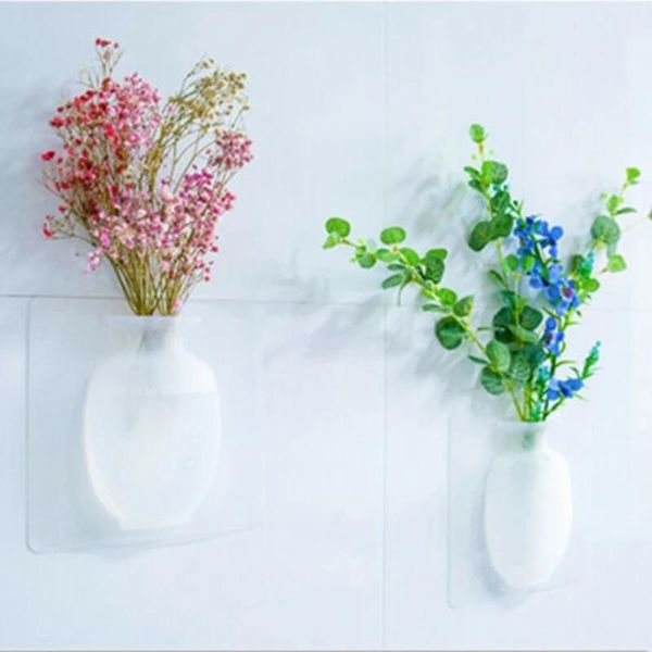 vases 2021 diy silicone sticky vase easy removable wall sticker fridge magic flower plant home decoration accessories
vases 2021 diy silicone sticky vase easy removable wall sticker fridge magic flower plant home decoration accessories