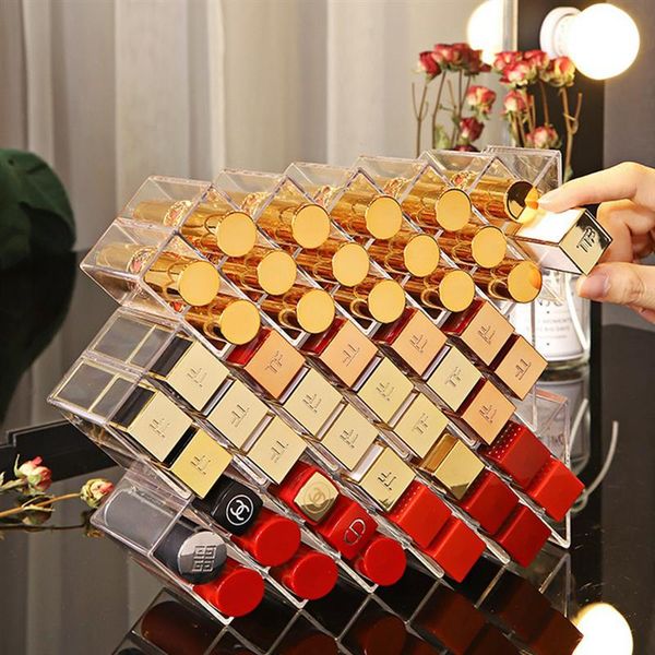 storage boxes & bins 16/28 grids lipstick holder make up organizer cosmetic box lip gloss display stand transparent
storage boxes & bins 16/28 grids lipstick holder make up organizer cosmetic box lip gloss display stand transparent