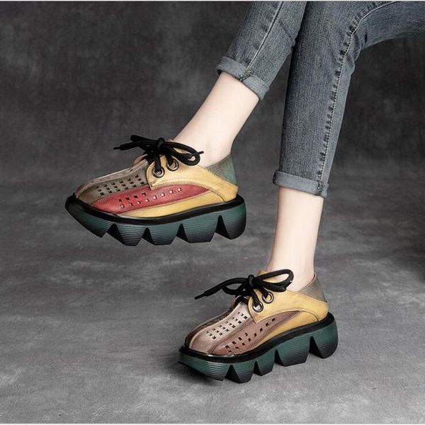 genuine leather hollow out women's sandals women wedges casual shoes summer platform high heels handmade ladies, Black
genuine leather hollow out women's sandals women wedges casual shoes summer platform high heels handmade ladies, Black