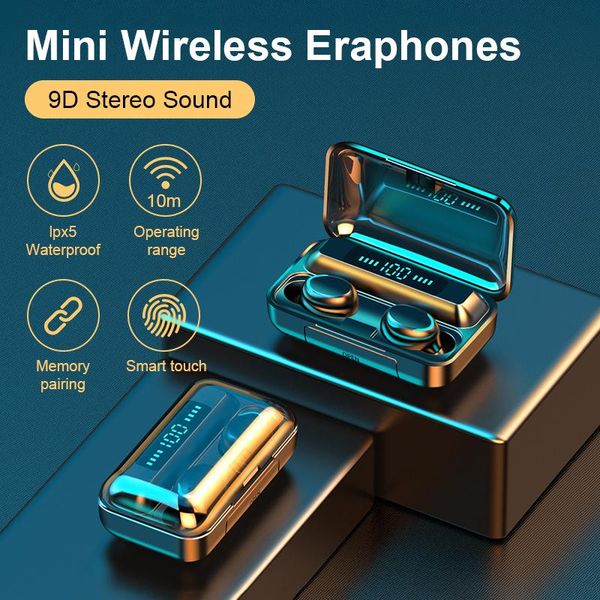 earbuds bluetooth v5.0 earphones wireless headphones with microphone sports waterproof headsets 2200mah charging box earphone &
earbuds bluetooth v5.0 earphones wireless headphones with microphone sports waterproof headsets 2200mah charging box earphone &