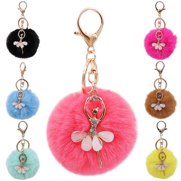 fuzziness pompom plush key ring fur pompoms dancing angel keychain fluffy rabbit ball keyfobs pendant keyring kimter-p30fa, Silver
fuzziness pompom plush key ring fur pompoms dancing angel keychain fluffy rabbit ball keyfobs pendant keyring kimter-p30fa, Silver