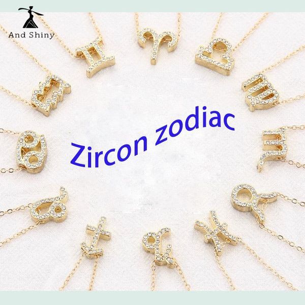 pendant necklaces andshiny zircon zodiac necklace for women girls 12 constellation symbol cards collarbone chain jewelry girlfriend gifts, Silver
pendant necklaces andshiny zircon zodiac necklace for women girls 12 constellation symbol cards collarbone chain jewelry girlfriend gifts, Silver