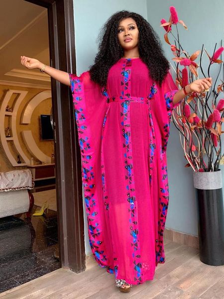 ethnic clothing 2021 african women' s dress chiffon print blue and red loose elegant long inner set peal decoration
ethnic clothing 2021 african women' s dress chiffon print blue and red loose elegant long inner set peal decoration