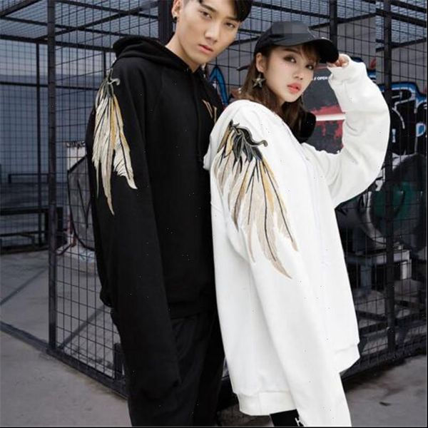women sweatshirts heavy work embroidery men hoodie lover clothes back wings hoodies and street hip loose sweatshirt sudadera mujer, Black
women sweatshirts heavy work embroidery men hoodie lover clothes back wings hoodies and street hip loose sweatshirt sudadera mujer, Black