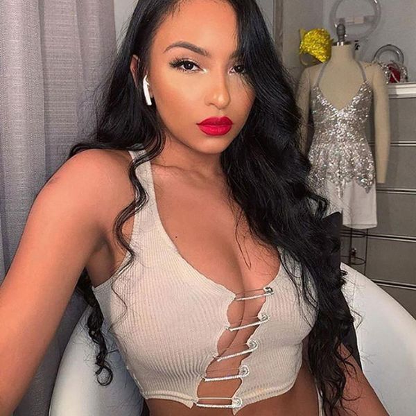 women's tanks & camis t-shirt hollow cropped sleeveless square collar front split casual party underwear tee, White
women's tanks & camis t-shirt hollow cropped sleeveless square collar front split casual party underwear tee, White