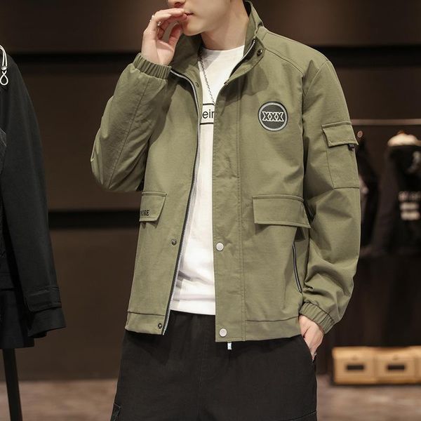 men's jackets jacket 2021 spring and autumn trend casual work clothes handsome versatile solid color pocket wear, Black;brown
men's jackets jacket 2021 spring and autumn trend casual work clothes handsome versatile solid color pocket wear, Black;brown