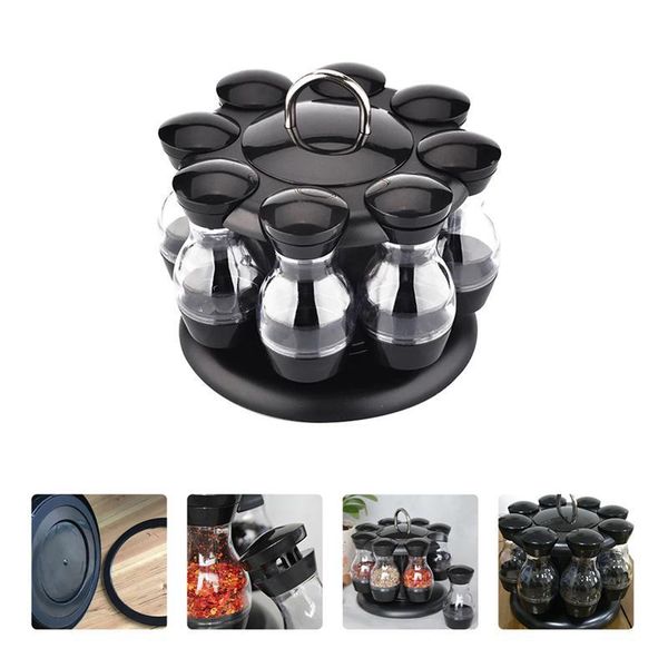 storage bottles & jars 1 set seasoning bottle creative condiment container rotatable spice shelf
storage bottles & jars 1 set seasoning bottle creative condiment container rotatable spice shelf