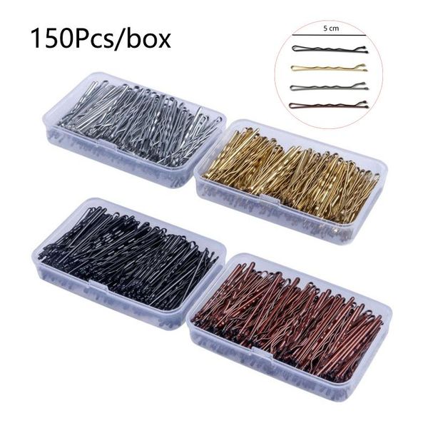 hair clips 150 pcs/box hairpins metal for wedding girls barrette curly wavy grips hairstyle invisible pins styling accessories
hair clips 150 pcs/box hairpins metal for wedding girls barrette curly wavy grips hairstyle invisible pins styling accessories