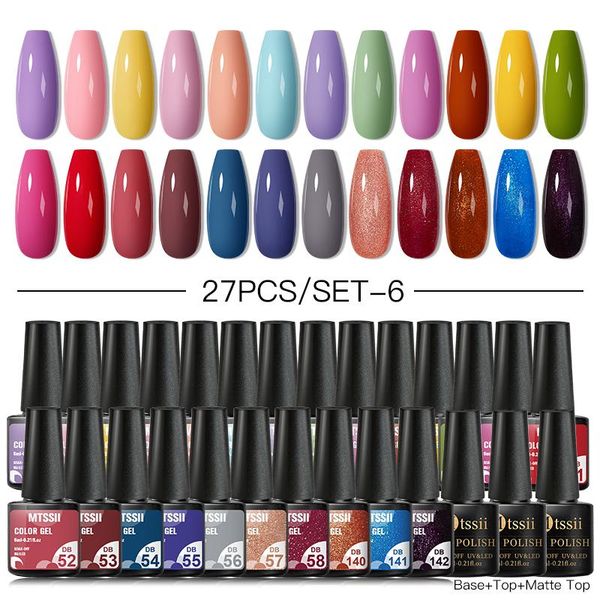 nail gel mtssii polish set 27/13/9pcs color glitter matte effect long lasting base coat art design hybrid, Red;pink
nail gel mtssii polish set 27/13/9pcs color glitter matte effect long lasting base coat art design hybrid, Red;pink