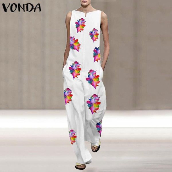 women's jumpsuits & rompers vonda vintage womens 2021 ladies casual floral printed long playsuits bohemian overalls s-5xl trousers, Black;white
women's jumpsuits & rompers vonda vintage womens 2021 ladies casual floral printed long playsuits bohemian overalls s-5xl trousers, Black;white
