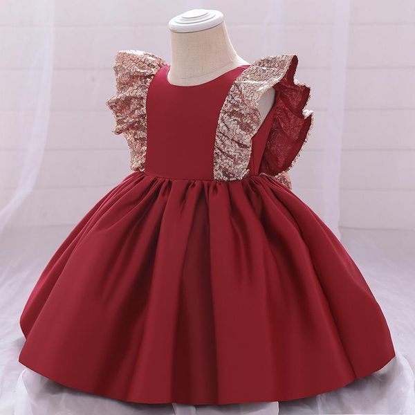 girl's dresses year dress 1st birthday for baby girl clothes big bow princess baptism sequin first ceremony party, Red;yellow
girl's dresses year dress 1st birthday for baby girl clothes big bow princess baptism sequin first ceremony party, Red;yellow