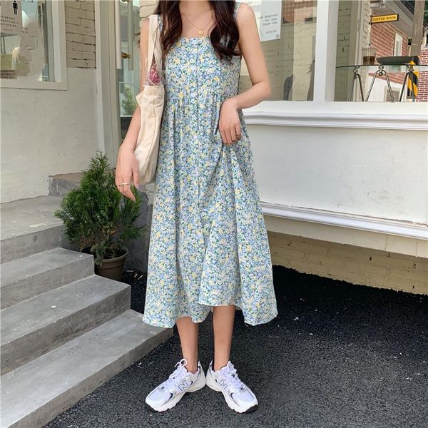 casual dresses women's long floral cute dress sleeveless sling summer fashion maxi for women, Black;gray
casual dresses women's long floral cute dress sleeveless sling summer fashion maxi for women, Black;gray