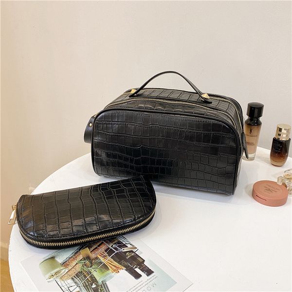 cosmetic bag make up small portable korean simple large capacity multi-functional waterproof super fire women's net red storage 56
cosmetic bag make up small portable korean simple large capacity multi-functional waterproof super fire women's net red storage 56