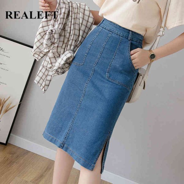 elegant women denim wrap skirts chic blue high waist side split sheath pencil midi female spring summer 210428, Black
elegant women denim wrap skirts chic blue high waist side split sheath pencil midi female spring summer 210428, Black