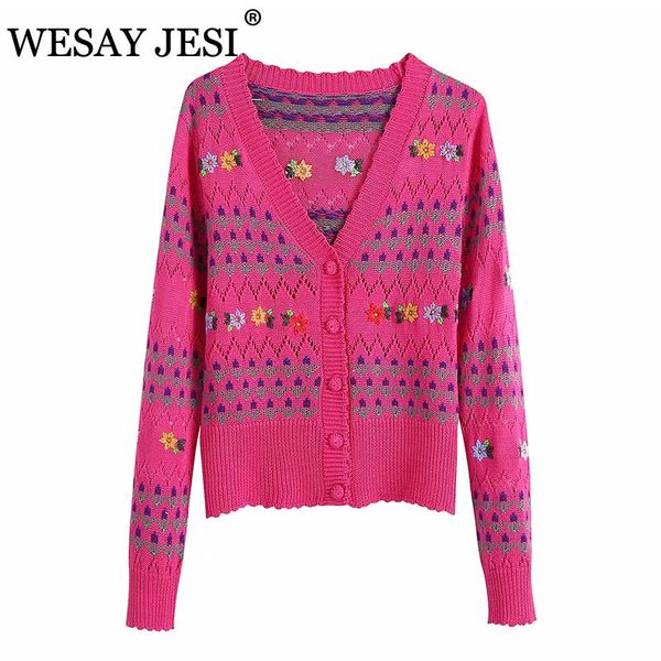 women's knits & tees wesay jesi summer fashion 2021 cardigans women embroidery sweater hollow out crochet vintage single-breasted femal, White
women's knits & tees wesay jesi summer fashion 2021 cardigans women embroidery sweater hollow out crochet vintage single-breasted femal, White
