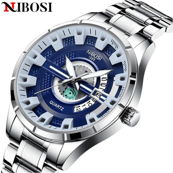 wristwatches nibosi mens watches quartz clock watch casual steel waterproof sport fashion for men relogio masculino, Slivery;brown
wristwatches nibosi mens watches quartz clock watch casual steel waterproof sport fashion for men relogio masculino, Slivery;brown