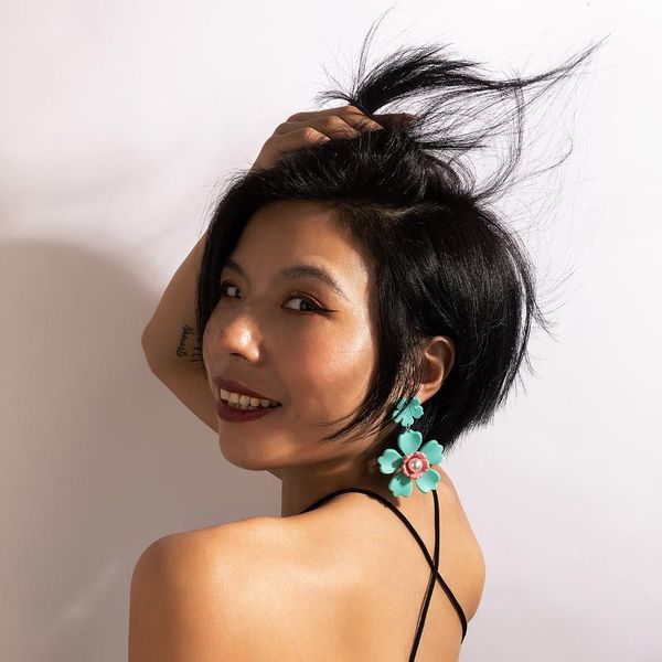dangle & chandelier huatang 2021 korean double flower earrings for women girls summer charms pearl acrylic drop jewelry brincos, Silver
dangle & chandelier huatang 2021 korean double flower earrings for women girls summer charms pearl acrylic drop jewelry brincos, Silver
