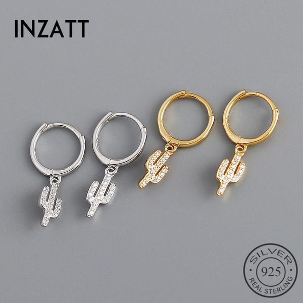 hoop & huggie inzareal 925 sterling silver zircon cactus earrings for fashion women party 18k gold fine jewelry punk plant accessories, Golden;silver
hoop & huggie inzareal 925 sterling silver zircon cactus earrings for fashion women party 18k gold fine jewelry punk plant accessories, Golden;silver