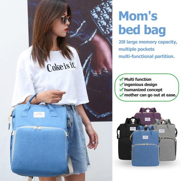 diaper bag backpack with changing station, waterproof large capacity, portable foldable bed crib, travel maternity nappy bags
diaper bag backpack with changing station, waterproof large capacity, portable foldable bed crib, travel maternity nappy bags