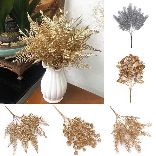 decorative flowers & wreaths artificial plant gold silver leaves gypsophila pine needle wheat ears table flower decor holiday wedding fake s
decorative flowers & wreaths artificial plant gold silver leaves gypsophila pine needle wheat ears table flower decor holiday wedding fake s