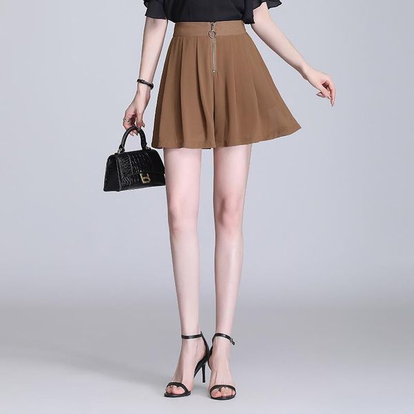 women's shorts summer loose casual wide leg 2021 women zipper high waist plus size 4xl elegant chic skirts female 8550, White;black
women's shorts summer loose casual wide leg 2021 women zipper high waist plus size 4xl elegant chic skirts female 8550, White;black
