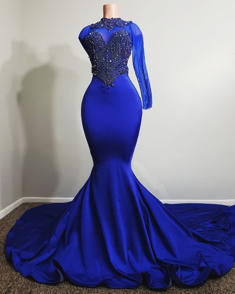royal blue prom dress one shoulder appliques beads formal evening party gowns for african girl robe de soiree femme, Black
royal blue prom dress one shoulder appliques beads formal evening party gowns for african girl robe de soiree femme, Black
