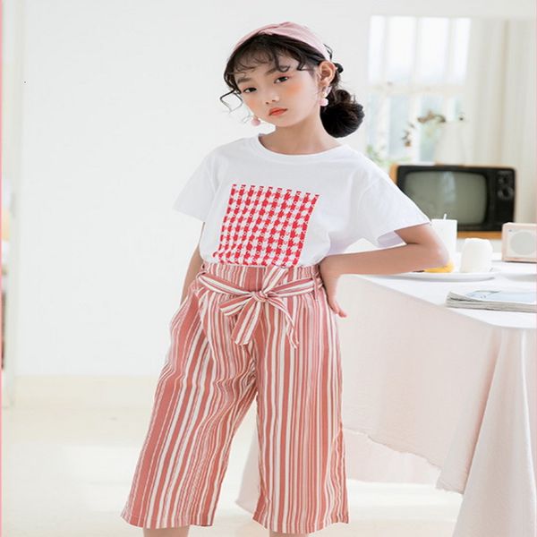 clothing sets summer teenage girl 2 piece white shirt + red striped capri pants kids clothes girls e2053 fbm1
clothing sets summer teenage girl 2 piece white shirt + red striped capri pants kids clothes girls e2053 fbm1