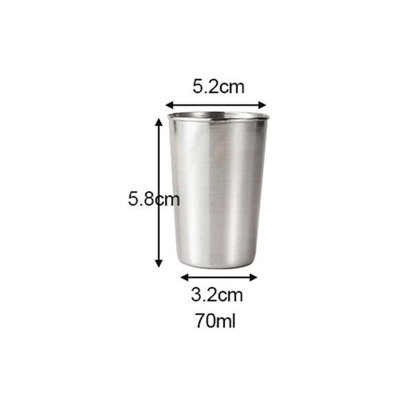cups & saucers 1pc stainless steel 30ml beer cup cold water cola milk shake drinks household office use gargle
cups & saucers 1pc stainless steel 30ml beer cup cold water cola milk shake drinks household office use gargle