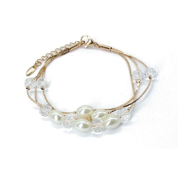 charm bracelets ethnic fashion imitation pearls bracelet bangle for women girls multi-layes beaded design link chain jewelry gift, Golden;silver
charm bracelets ethnic fashion imitation pearls bracelet bangle for women girls multi-layes beaded design link chain jewelry gift, Golden;silver