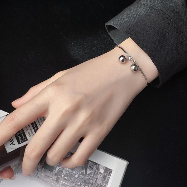 other bracelets authentic real. 925 sterling silver fine jewelry jingle bell chimes double rows snakebone chain bracelet gtls950, Golden;silver
other bracelets authentic real. 925 sterling silver fine jewelry jingle bell chimes double rows snakebone chain bracelet gtls950, Golden;silver