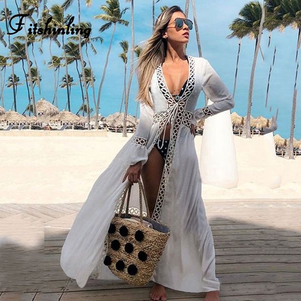 fitshinling hollow out boho beach cover-up swimwear 2021 holiday slim bikini outing summer long sleeve white long cardigan
fitshinling hollow out boho beach cover-up swimwear 2021 holiday slim bikini outing summer long sleeve white long cardigan