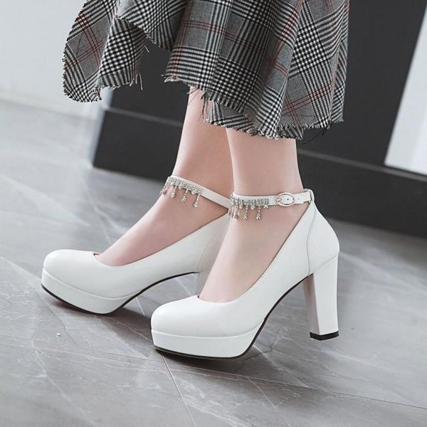 dress shoes pxelena elegant crystal bride wedding white women party evening square block high heels pumps female 2021 spring, Black
dress shoes pxelena elegant crystal bride wedding white women party evening square block high heels pumps female 2021 spring, Black