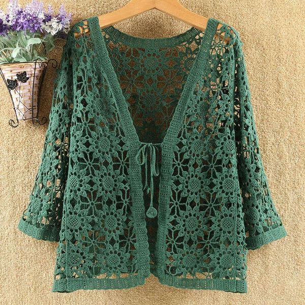 women's knits & tees hollow lace sunscreen cardigan sweater women wide loose air conditioning knitted thin section female spring autumn, White
women's knits & tees hollow lace sunscreen cardigan sweater women wide loose air conditioning knitted thin section female spring autumn, White