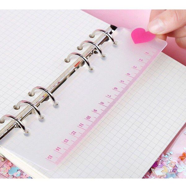 notepads 2pcs/lot a5/a6 6 holes pvc spiral binder notebook divider inner ruler for notebooks planner accessories, Purple;pink
notepads 2pcs/lot a5/a6 6 holes pvc spiral binder notebook divider inner ruler for notebooks planner accessories, Purple;pink