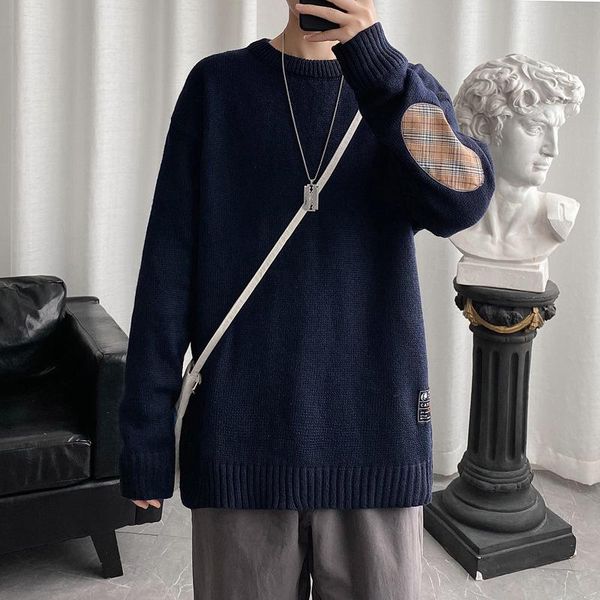 men's sweaters men sweater o-neck retro pullover slim loose knit casual wild long sleeve personality color matching striped, White;black
men's sweaters men sweater o-neck retro pullover slim loose knit casual wild long sleeve personality color matching striped, White;black