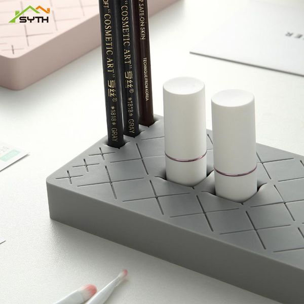 grid organizer desksilicone lipstick rack cosmetic storage box makeup case brush boxes & bins
grid organizer desksilicone lipstick rack cosmetic storage box makeup case brush boxes & bins