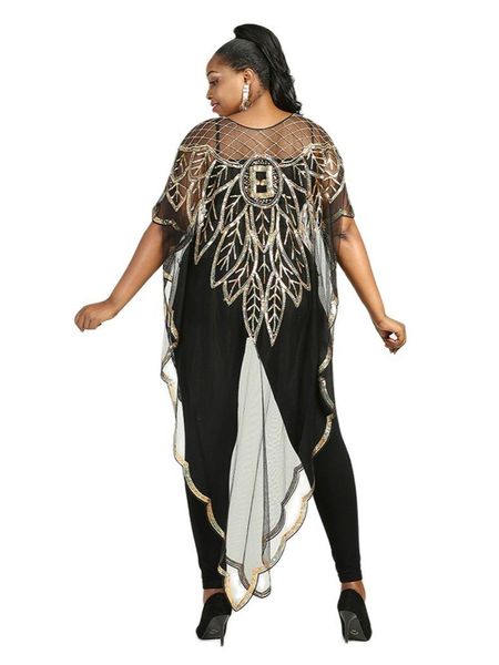 ethnic clothing style african women's fashion dashiki abaya stylish net tulle fabrics sequin lace beaded loose versatile dress size, Red
ethnic clothing style african women's fashion dashiki abaya stylish net tulle fabrics sequin lace beaded loose versatile dress size, Red