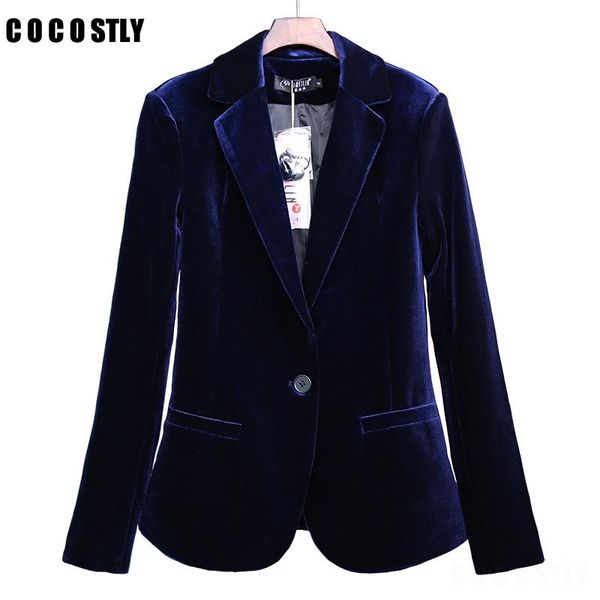 women's suits & blazers 2021 velvet women blazer black blue elegant lady plus size long sleeve slim office suit jacket, White;black
women's suits & blazers 2021 velvet women blazer black blue elegant lady plus size long sleeve slim office suit jacket, White;black