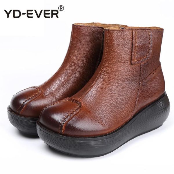 boots autumn vintage casual genuine leather flat platform women shoes winter warm heighten ankle short for, Black
boots autumn vintage casual genuine leather flat platform women shoes winter warm heighten ankle short for, Black