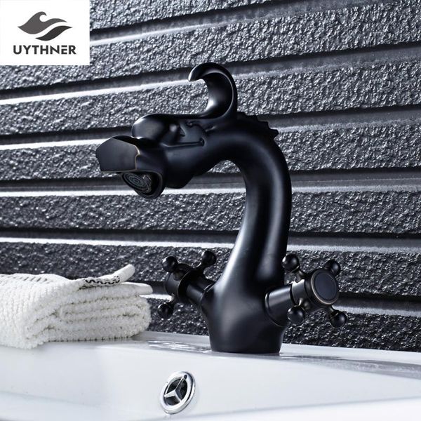 bathroom sink faucets uythner oil rubbed bronze dragon type basin faucet mixer tap with two handle
bathroom sink faucets uythner oil rubbed bronze dragon type basin faucet mixer tap with two handle