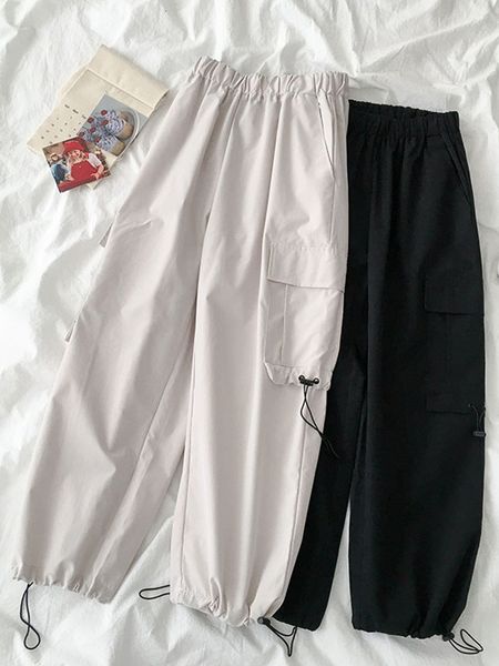 women's pants & capris temperament elastic sports 2021 summer fashion loose trousers korean high waist leisure t0rk, Black;white
women's pants & capris temperament elastic sports 2021 summer fashion loose trousers korean high waist leisure t0rk, Black;white
