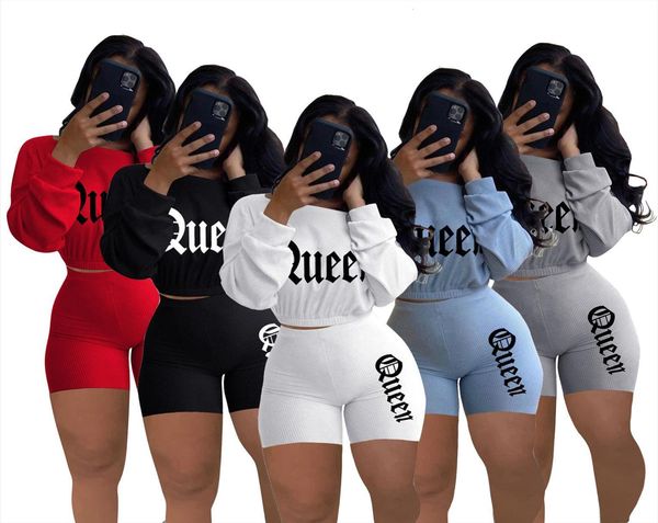workout two piece set casual womens pants letter print long sleeve crop jogger shorts suit outfit sportwear tracksuit, White
workout two piece set casual womens pants letter print long sleeve crop jogger shorts suit outfit sportwear tracksuit, White